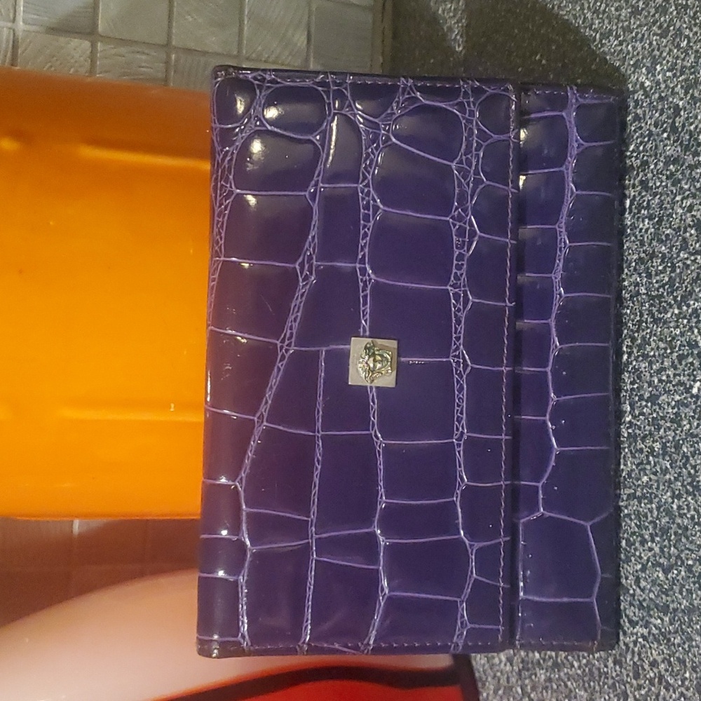Gianni Versace Embosed Leather Wallet